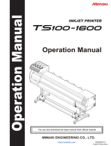 MIMAKI TS100-1600 Operating instructions