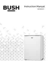 Bush M5585UCF Under Counter Fridge User manual