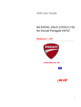 Ducati AiM Kit EVO4S, SOLO 2/SOLO 2 DL for Ducati Panigale V4/V2 User guide