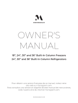 Monogram ZIF181NPNII Owner's manual