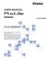 iiyama ProLite XU2395WSU-B1 User manual