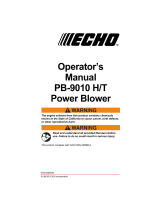 Echo PB-9010H User guide