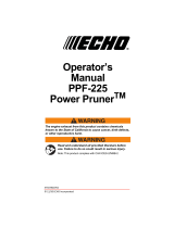 Echo PPF-225 User manual