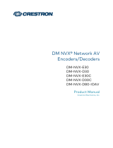 Crestron DM-NVX-E30 User manual