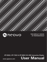 AG Neovo IFP-7502 User manual