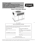 Bryant 577C Owner's manual