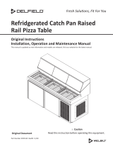 Delfield Raised Rail Catch Pan IOM User manual