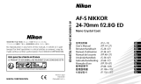 Nikon AF-S NIKKOR 24-70mm f/2.8G ED User manual