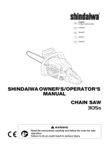Shindaiwa 305S User manual