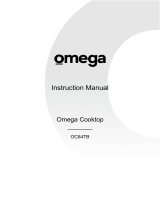 Omega OC64TB 60cm Ceramic Cooktop User manual