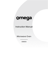 Omega OM30X 30L Microwave Oven User manual