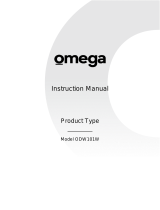 Omega ODW101W User manual
