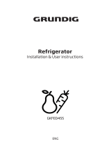 Grundig Built-in 50/50 Frost Free Fridge Freezer User manual