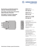 Hirschmann OZDV 2471 P, OZDV 2471 G(-1300) User manual