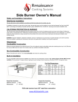 RCS Side Burner Owner's manual