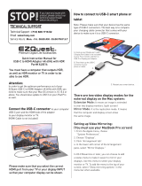 EZQuest USB-C to HDMI 4K 60Hz Adapter User manual