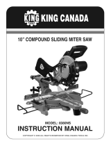 King Canada 8380NS User manual