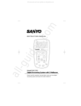 Sanyo DAS-204 User manual