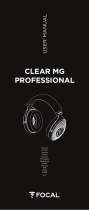 Focal Clear MG Professional  User manual