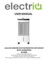 ElectrIQ Slimline Eco Evaporative Air Cooler User manual