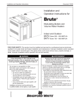 Bradford White  BNTV-199 User manual