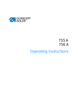 Duerkopp Adler 755 A Operating instructions