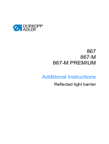 Duerkopp Adler 867-M User manual