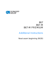 Duerkopp Adler 867 User manual