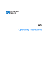 Duerkopp Adler 884-M Operating instructions