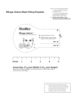 ResMed Mirage Liberty Full Face Mask Fitting Owner's manual