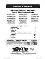 Tripp Lite TRIPP-LITE PDU3MV6L2120 3-Phase Metered and Basic Power Distribution Units Owner's manual