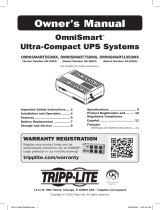 Tripp Lite OmniSmart Ultra-Compact UPS Systems Owner's manual