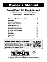 Tripp Lite SmartPro SMART500RT1U Owner's manual