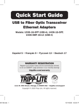Tripp-Lite U436-SMF-1G-L Quick start guide