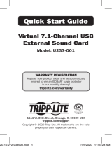 Tripp Lite U237-001 Quick start guide