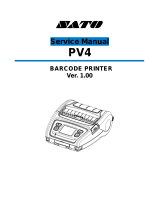 SATO PV4 Service User manual