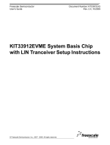 Freescale Semiconductor KIT33912EVME Setup Instructions