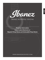 Ibanez Ibanez Custom Electronics Magnetic PU & Undersaddle PU Owner's manual