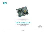 DFI CS631-C246/CS631-Q370 Preliminary Owner's manual