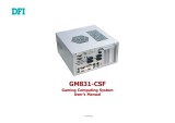 DFI GM831-CSF Owner's manual