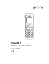 Snom M10 KLE User manual
