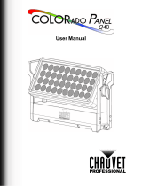 Chauvet COLORado Panel Q40 User manual