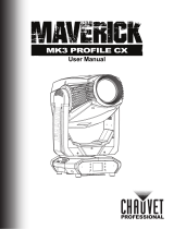Chauvet Maverick MK3 Profile CX User manual