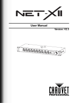Chauvet Professional NET-X II User manual