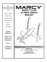 Marcy MKB-957 Owner's manual