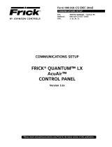Johnson Controls FRICK QUANTUM LX AcuAir Communications Manual