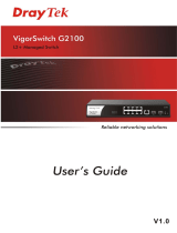 Draytek VigorSwitch G2100 Owner's manual