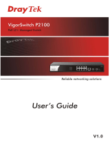 Draytek VigorSwitch P2100 Owner's manual