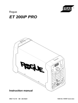 ESAB Rogue ET 200iP PRO User manual