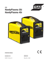 ESAB HandyPlasma 45i Operating Manual User manual